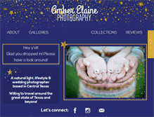 Tablet Screenshot of amberelaine.com